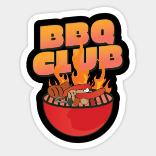 Barbeque Club Sticker